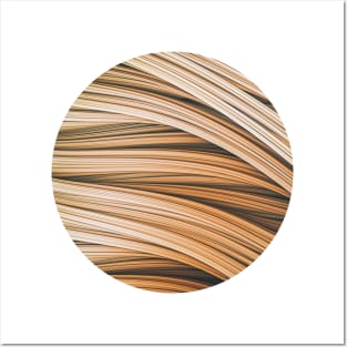 Shades of Beige Abstract Art Strands Posters and Art